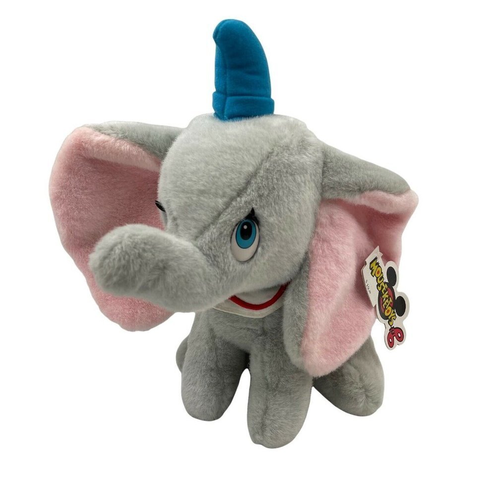 Disney Dumbo Disneyland Disney World Plush Stuffed Animal Toy Elephant Circus